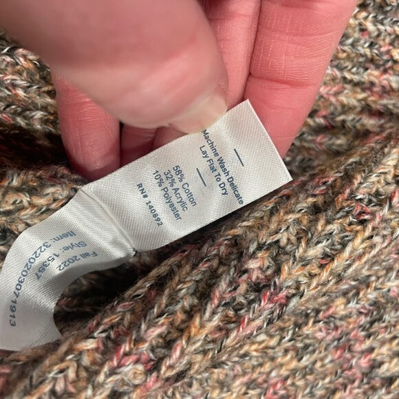 NWT Marine Layer Cabin Cardigan Sweater Women's Sz XL Warm Multi Heather - Picture 8 of 9